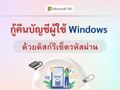 Microsoft แนะนำการกู้คืนบัญชีภายในเครื่อง Windows ด้วยดิสก์รีเซ็ตรหัสผ่าน