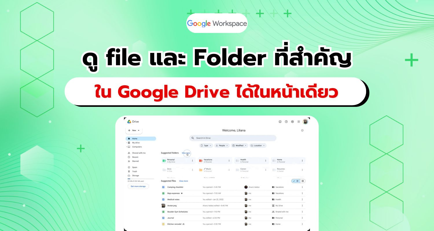 Google Drive สามารถดูไฟล์ที่สำคัญทั้งหมดในหน้าเดียวได้แล้ว