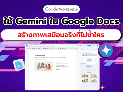 Google เปิดตัวฟีเจอร์ใหม่ใน Google Docs ด้วยการใช้ Gemini สร้างภาพที่ไม่ซ้ำใคร