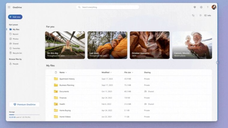 OneDrive อัปเดต เจาะลึกดีไซน์ใหม่ มีอะไรเปลี่ยนแปลงบ้าง?