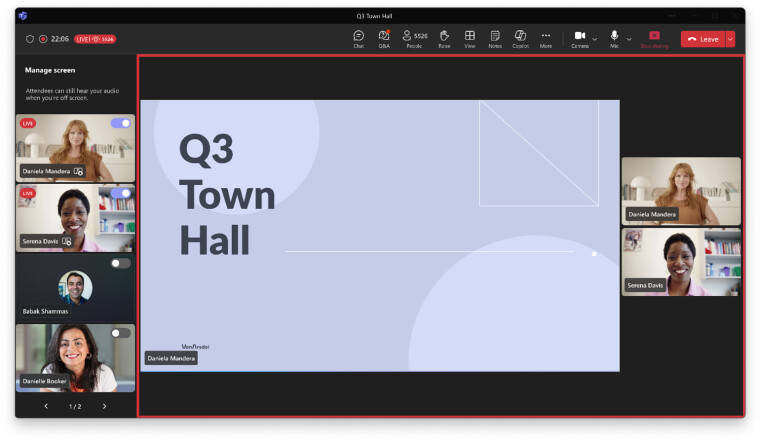 Microsoft ยกเลิกแผนยุติ Teams Live Events พร้อมเพิ่มฟีเจอร์ใหม่ให้ Teams Town Hall