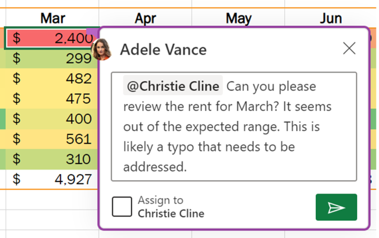 Microsoft  เพิ่มฟีเจอร์ใหม่สามารถ @mentions ได้แล้วบน Excel  (พร้อมวิธีการใช้งาน)