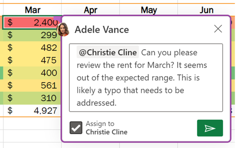 Microsoft  เพิ่มฟีเจอร์ใหม่สามารถ @mentions ได้แล้วบน Excel  (พร้อมวิธีการใช้งาน)