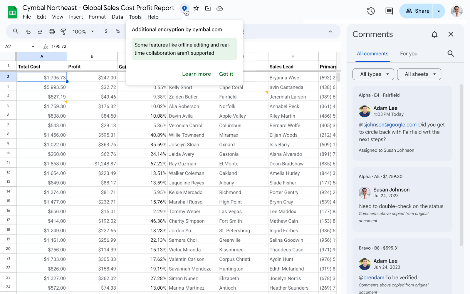 Google Sheets และ Slides ปลอดภัยยิ่งขึ้นด้วยฟีเจอร์ Comments และ Action Items