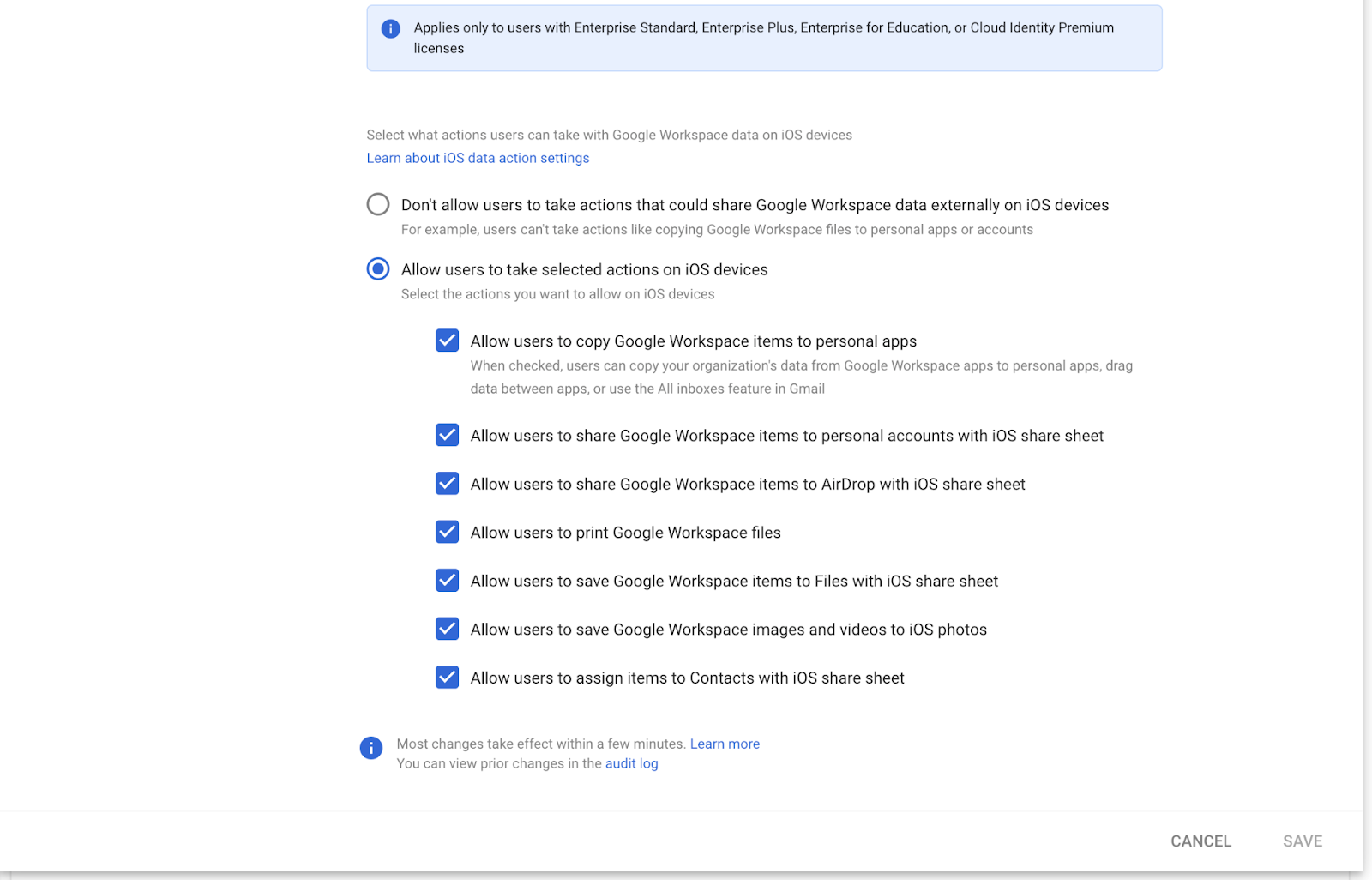 Google Workspace อัปเดต วิธีเพิ่มเติมในการป้องกันการรั่วไหลของข้อมูลบนอุปกรณ์ iOS