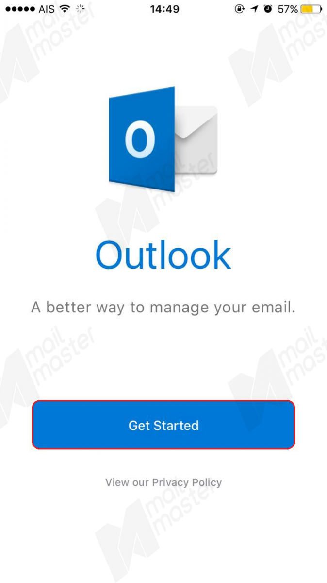 iOS Microsoft Outlook App