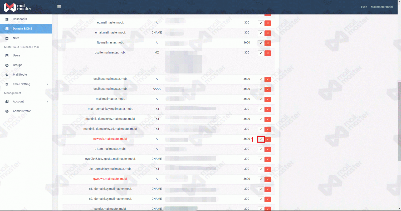 วิธีการแก้ไขหรือเพิ่ม Dns Record